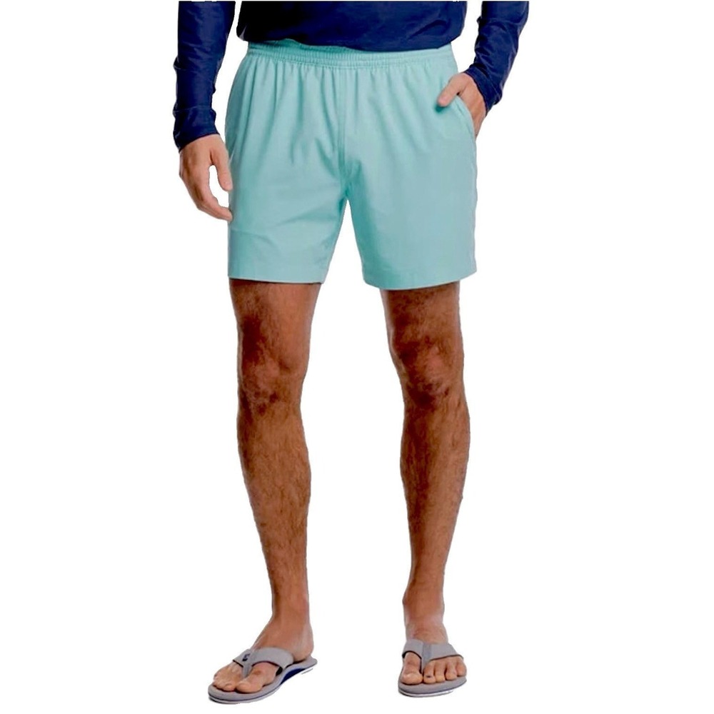 Southern Tide Men's Rip Channel Short 6 Mint Size L New